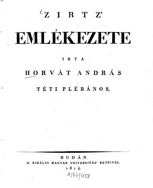 Fájl:Zirtz emlekezete cimoldal.jpg